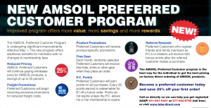 AMSOIL Preferred Customer Perks